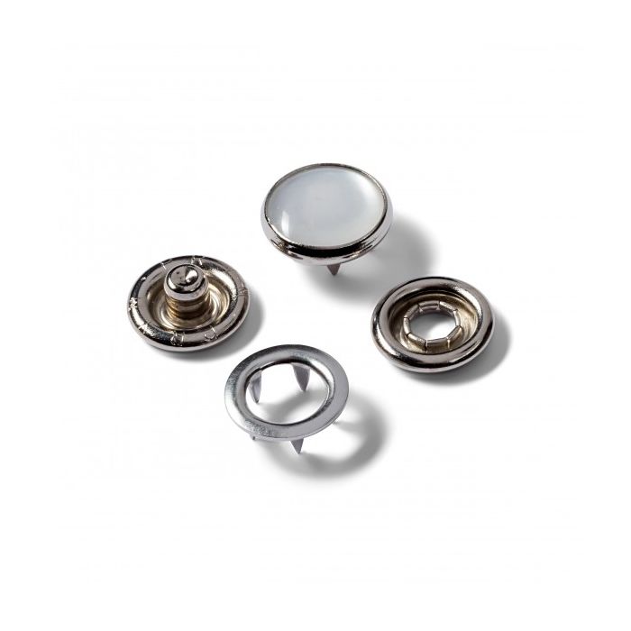 Boutons pression nacre jersey avec outil 12 mm Prym