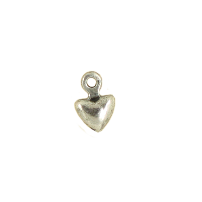 Breloque coeur 7mm argent x5