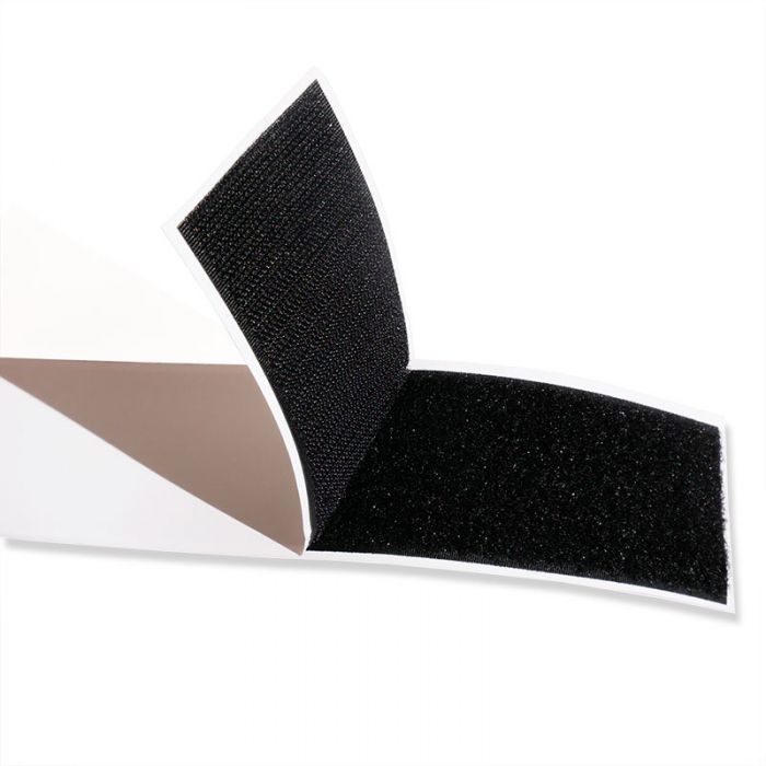 Velcro autocollant/adhésif bandes auto-agrippantes,scratch noir 50mm par  tranche de 50 cm - Un grand marché