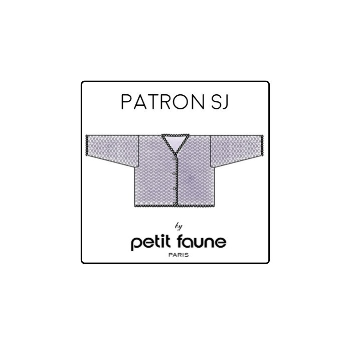 Gilet Cygne Sj Patron Tricot Petit Faune