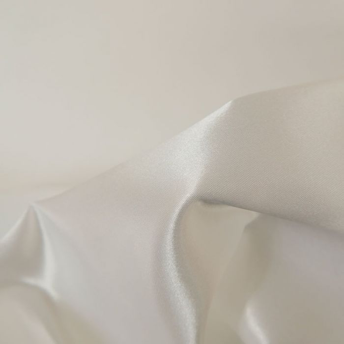 Tissu Satin Duchesse - Blanc x 10 cm