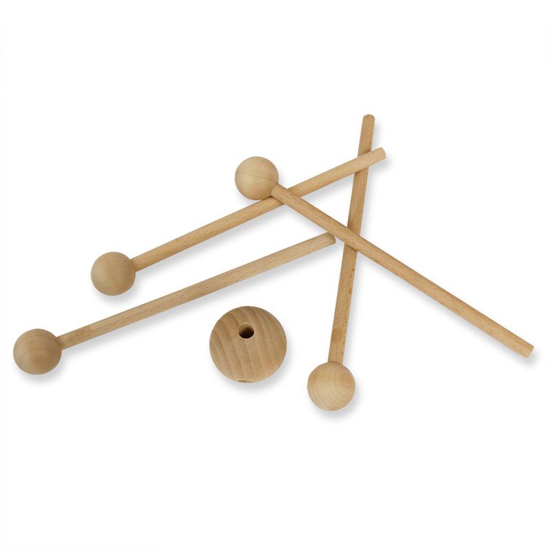 Support Pour Mobile En Bois A 4 Branches Pour Bebe