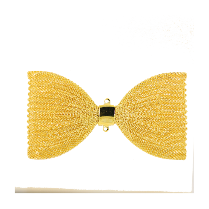 Pendentif résille noeud papillon 91mm doré - Perles - Perlerie - Atelier de  la Création