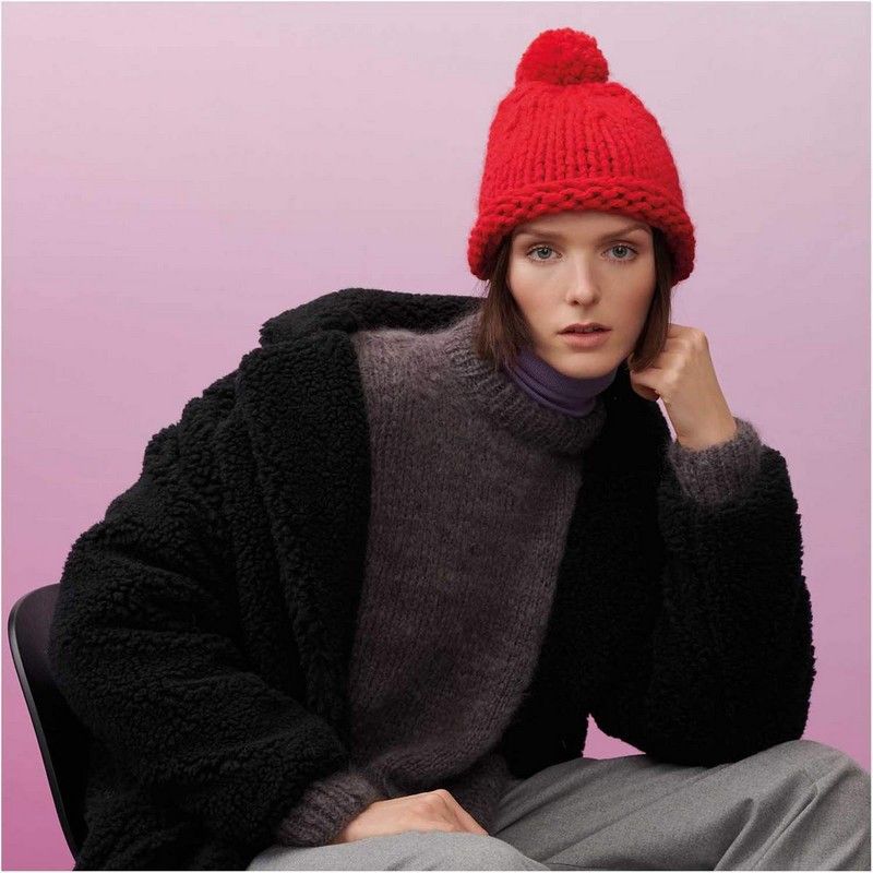 Bonnet hiver femme chaud avec doublure polaire - La Maison de l'Alpaga (LMA)