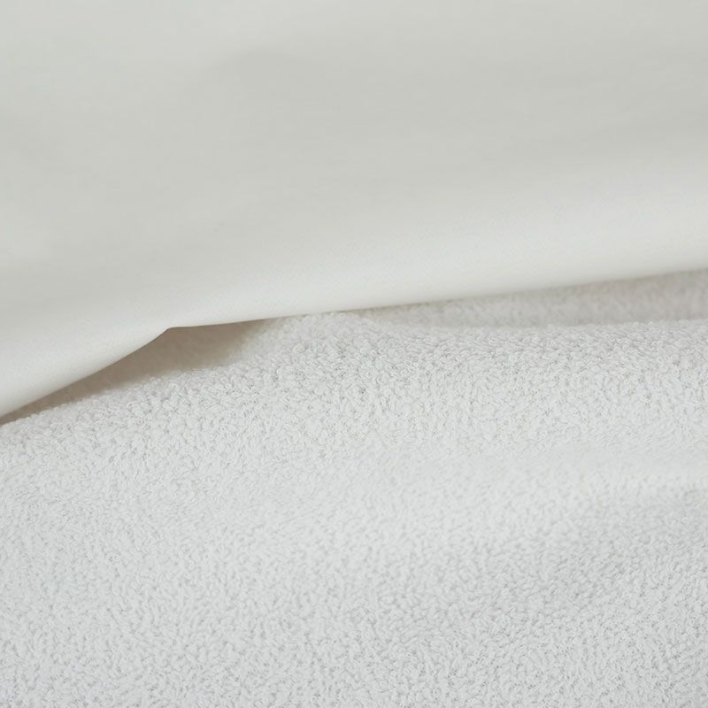 Alèse au dessus matelassé - Blanc - 200x200 cm - Polyester