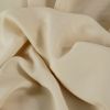 Tissu popeline viscose bambou uni - crème x 10 cm