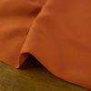 Tissu popeline viscose bambou uni - terracotta x 10 cm