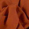 Tissu popeline viscose bambou uni - terracotta x 10 cm