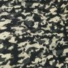 Tissu jacquard camouflage lurex haute couture - doré x 10 cm