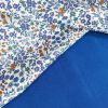 Kit Couture - Maxi foulard Liberty tencel bleu