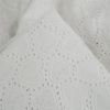 Tissu broderie anglaise love - blanc x 10 cm