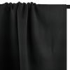 Tissu jersey punto milano haute couture - noir x 10 cm