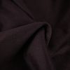 Tissu lainage poils courts haute couture - violet aubergine x 10 cm