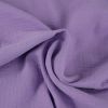 Tissu double gaze - lilas x 10 cm