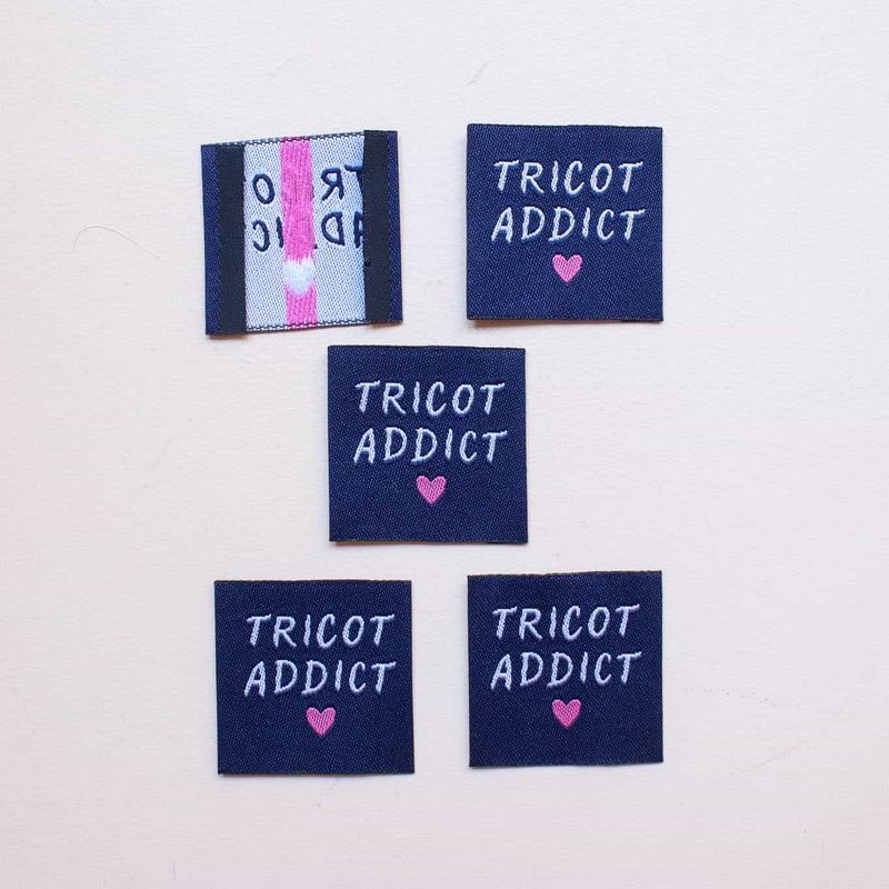 Étiquettes Tissées à Coudre “Couture Addict” - Lise Tailor