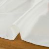 Tissu doublure satin pongé de luxe - blanc cassé x 10 cm