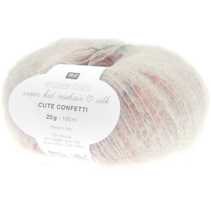 Essentials Super Kid Mohair Loves Silk Cute Confetti - Rico Design