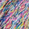 Tissu viscose aquarelle - multicolore x 10 cm