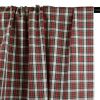 Tissu fin tartan coton haute couture - rouge x 10 cm