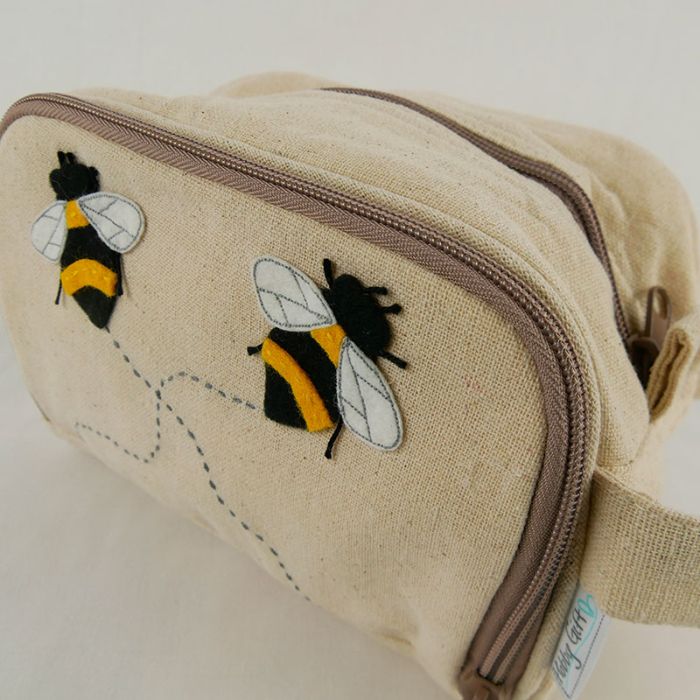 Trousse de rangement pour crochet - abeilles