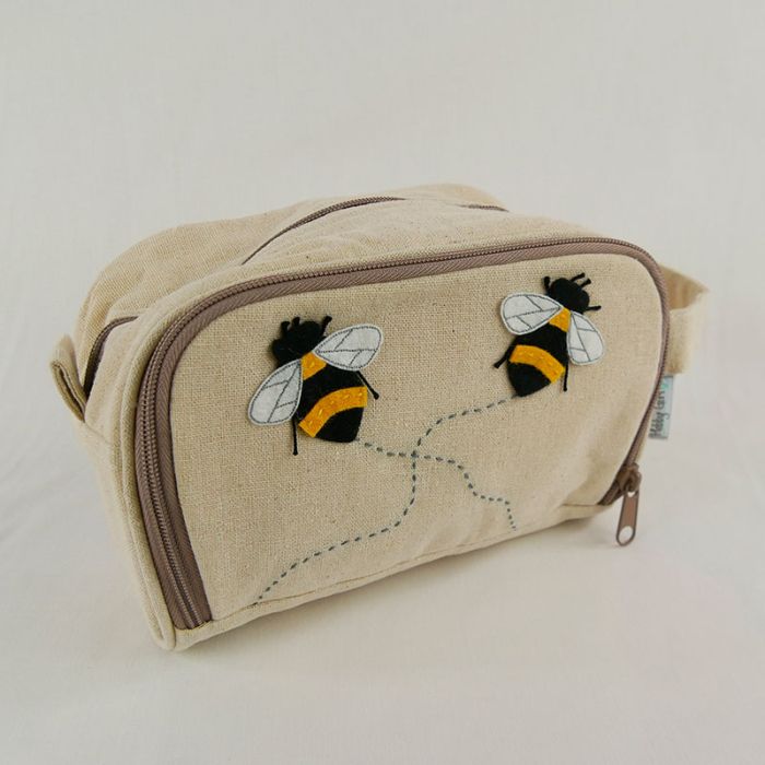 Trousse de rangement pour crochet - abeilles