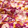 Tissu popeline viscose Bella Rose Magenta - Eglantine et Zoé x 10 cm