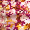 Tissu popeline viscose Bella Rose Magenta - Eglantine et Zoé x 10 cm