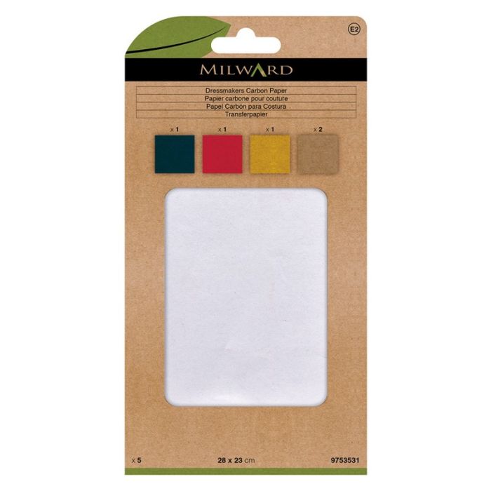 Papier carbone pour couture 4 couleurs - Milward