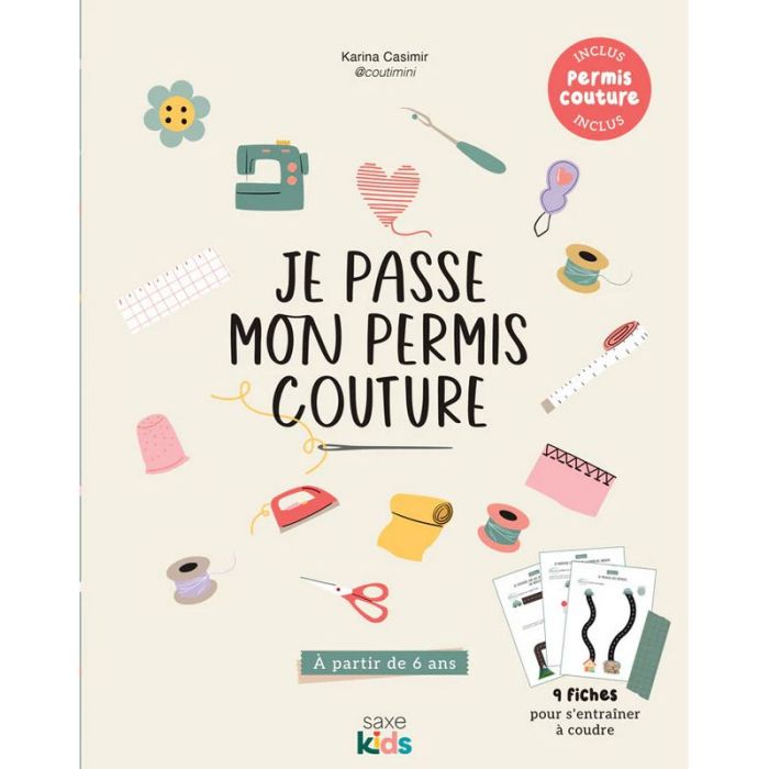 Je passe mon permis couture - livre couture enfant