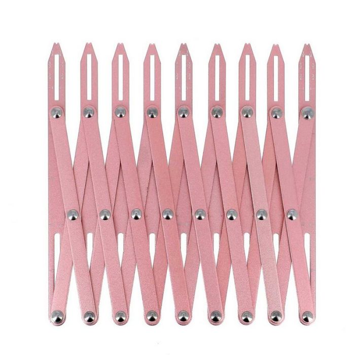 Règle extensible pour boutonnières rose - Bohin