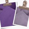 Kit couture - grand cabas en velours violet