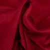 Kit couture - grand cabas en velours rouge foncé