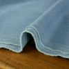 Tissu jean denim stretch haute couture - bleu ciel x 10 cm