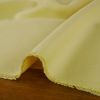 Tissu sergé de coton haute couture - jaune clair x 10 cm