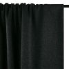 Tissu jersey sweat léger paillettes haute couture - noir x 10 cm