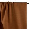 Tissu lainage coton haute couture - terracotta x 10 cm