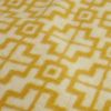 Tissu lainage coton tribal haute couture - jaune x 10 cm