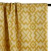 Tissu lainage coton tribal haute couture - jaune x 10 cm