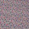 Tissu popeline coton petites fleurs - rose x 10 cm