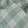 Tissu flanelle carreaux - bleu de gris x 10 cm