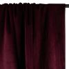 Tissu velours ras haute couture - bordeaux x 10 cm