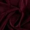 Tissu velours ras haute couture - bordeaux x 10 cm