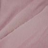 Tissu doudou polaire uni - rose clair x 10 cm