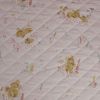 Tissu matelassé réversible souricettes - rose x 10 cm