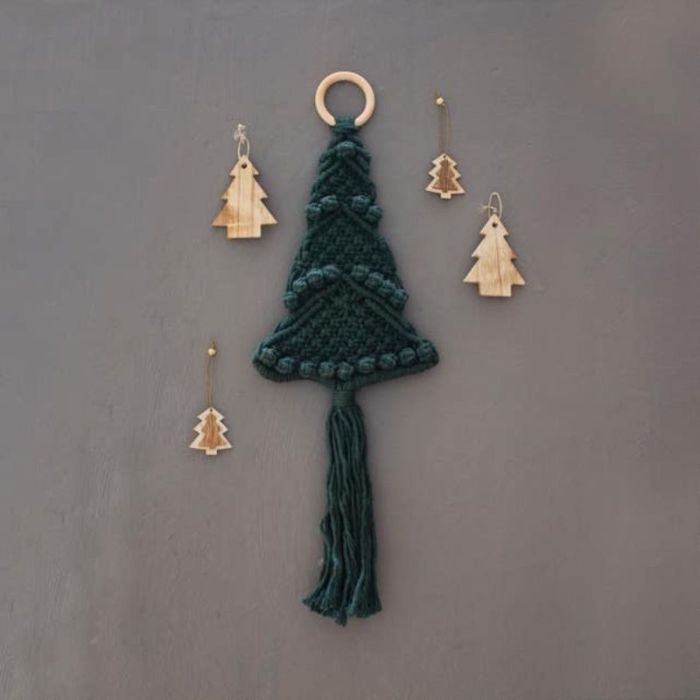 Kit de Macramé Sapin de Noël - Hoooked