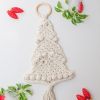 Kit de Macramé Sapin de Noël - Hoooked