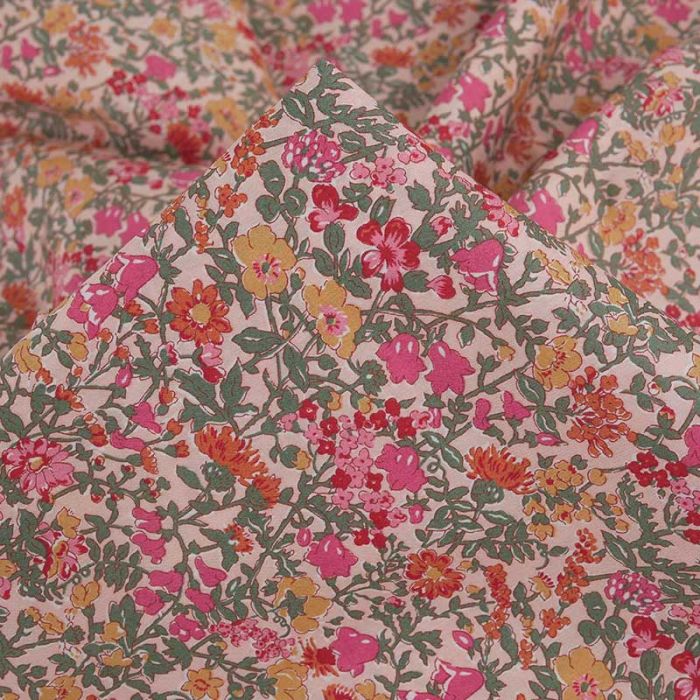 Tissu Liberty of london Babingdon - rose x 10 cm