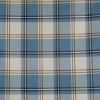 Tissu tartan coton haute couture - bleu x 10 cm