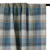 Tissu tartan coton haute couture - bleu x 10 cm