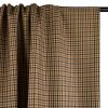 Tissu tartan laine haute couture - marron x 10 cm